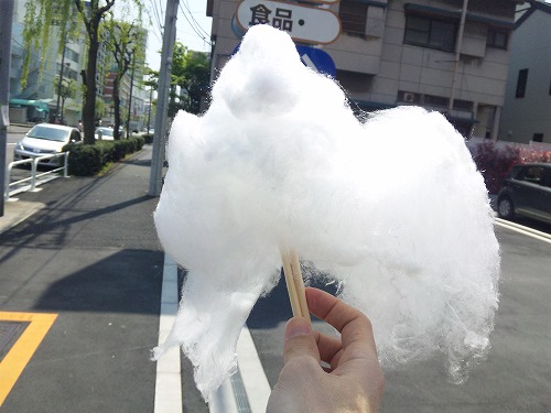雲のようなわたあめが・・・ﾟ+.(･∀･)ﾟ+.ﾟ