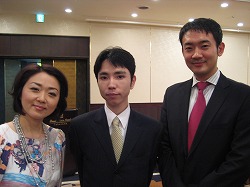 現役アナウンサーー菅原美千子さんと三橋泰介さん