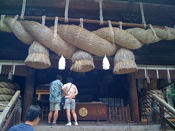 すごい太い締め縄です！！