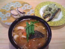 大漁スタミナ汁&活あわび
