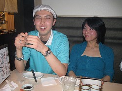 まきさん川手さん。ほろ酔いって感じです（＾＾