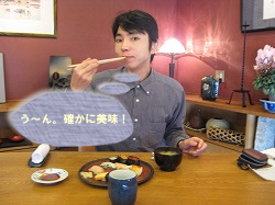う～ん、海に近いから、魚介類がおいしい！！（＾＾